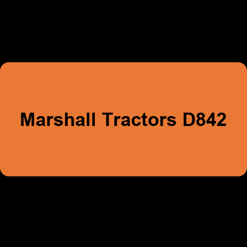 Marshall Tractors D842